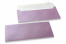 Lilac coloured mother-of-pearl envelopes - 110 x 220 mm | PIT Packaging.uk | Bestbuyenvelopes