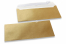 Gold coloured mother-of-pearl envelopes - 110 x 220 mm | PIT Packaging.uk | Bestbuyenvelopes