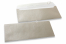 Silver coloured mother-of-pearl envelopes - 110 x 220 mm | PIT Packaging.uk | Bestbuyenvelopes