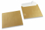 Gold coloured mother-of-pearl envelopes - 155 x 155 mm | PIT Packaging.uk | Bestbuyenvelopes