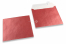 Red coloured mother-of-pearl envelopes - 155 x 155 mm | PIT Packaging.uk | Bestbuyenvelopes