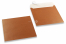 Copper coloured mother-of-pearl envelopes - 170 x 170 mm | PIT Packaging.uk | Bestbuyenvelopes