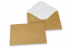 Coloured greeting card envelopes - gold, 114 x 162 mm | PIT Packaging.uk | Bestbuyenvelopes