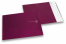 Burgundy coloured matt metallic foil envelopes - 165 x 165 mm | PIT Packaging.uk | Bestbuyenvelopes