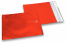 Red coloured matt metallic foil envelopes - 165 x 165 mm | PIT Packaging.uk | Bestbuyenvelopes