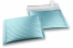 Ice blue - matt metallic air-cushioned envelopes, square | PIT Packaging.uk | Bestbuyenvelopes