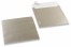 Silver coloured mother-of-pearl envelopes - 170 x 170 mm | PIT Packaging.uk | Bestbuyenvelopes