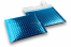 Blue - metallic air-cushioned envelopes, square | PIT Packaging.uk | Bestbuyenvelopes