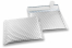 Silver - matt metallic air-cushioned envelopes, square | PIT Packaging.uk | Bestbuyenvelopes