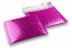 Pink - metallic air-cushioned envelopes, square | PIT Packaging.uk | Bestbuyenvelopes