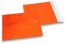 Orange coloured matt metallic foil envelopes - 165 x 165 mm | PIT Packaging.uk | Bestbuyenvelopes