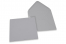 Coloured greeting card envelopes - grey, 155 x 155 mm | PIT Packaging.uk | Bestbuyenvelopes