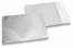 Silver coloured matt metallic foil envelopes - 165 x 165 mm | PIT Packaging.uk | Bestbuyenvelopes