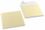 Champagne coloured mother-of-pearl envelopes - 170 x 170 mm | PIT Packaging.uk | Bestbuyenvelopes