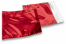 Coloured metallic foil envelopes red - 165 x 165 mm | PIT Packaging.uk | Bestbuyenvelopes