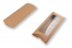 Brown pillow boxes  - 110 x 220 x 35 mm - with window 70 x 180 mm | PIT Packaging.uk | Bestbuyenvelopes