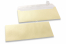 Champagne coloured mother-of-pearl envelopes - 110 x 220 mm | PIT Packaging.uk | Bestbuyenvelopes