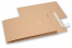 Gusset pocket V-bottomed envelopes - brown | PIT Packaging.uk | Bestbuyenvelopes