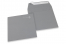 Grey coloured paper envelopes - 160 x 160 mm | PIT Packaging.uk | Bestbuyenvelopes