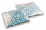 Silver holographic - metallic air-cushioned envelopes, square | PIT Packaging.uk | Bestbuyenvelopes