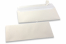 White coloured mother-of-pearl envelopes - 110 x 220 mm | PIT Packaging.uk | Bestbuyenvelopes