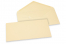 Coloured greeting card envelopes - ivory white, 110 x 220 mm | PIT Packaging.uk | Bestbuyenvelopes