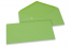 Coloured greeting card envelopes - apple green, 110 x 220 mm | PIT Packaging.uk | Bestbuyenvelopes