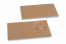 Envelopes with string and washer closure - 110 x 220 mm, brown | PIT Packaging.uk | Bestbuyenvelopes