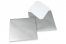 Coloured greeting card envelopes - silver, 155 x 155 mm | PIT Packaging.uk | Bestbuyenvelopes