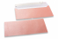 Baby pink coloured mother-of-pearl envelopes - 110 x 220 mm | PIT Packaging.uk | Bestbuyenvelopes