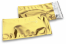 Coloured metallic foil envelopes gold - 114 x 229 mm | PIT Packaging.uk | Bestbuyenvelopes