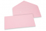 Coloured greeting card envelopes - light pink, 110 x 220 mm | PIT Packaging.uk | Bestbuyenvelopes