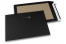 Coloured board-backed envelopes - Black, 229 x 324 mm | PIT Packaging.uk | Bestbuyenvelopes