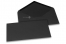 Coloured greeting card envelopes - black, 110 x 220 mm | PIT Packaging.uk | Bestbuyenvelopes