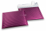 Bordeaux - matt metallic air-cushioned envelopes, square | PIT Packaging.uk | Bestbuyenvelopes