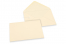 Coloured greeting card envelopes - ivory white, 125 x 175 mm | PIT Packaging.uk | Bestbuyenvelopes