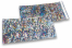 Coloured metallic foil envelopes silver holographic - 114 x 229 mm | PIT Packaging.uk | Bestbuyenvelopes