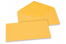 Coloured greeting card envelopes - yellow-gold, 110 x 220 mm | PIT Packaging.uk | Bestbuyenvelopes
