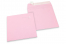 Light pink coloured paper envelopes - 160 x 160 mm | PIT Packaging.uk | Bestbuyenvelopes
