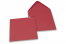 Coloured greeting card envelopes - dark red, 155 x 155 mm | PIT Packaging.uk | Bestbuyenvelopes