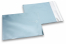Ice blue coloured matt metallic foil envelopes - 165 x 165 mm | PIT Packaging.uk | Bestbuyenvelopes