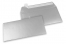 Silver metallic coloured paper envelopes - 110 x 220 mm | PIT Packaging.uk | Bestbuyenvelopes