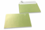 Lime green coloured mother-of-pearl envelopes - 162 x 229 mm | PIT Packaging.uk | Bestbuyenvelopes