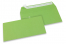 Apple green coloured paper envelopes - 110 x 220 mm | PIT Packaging.uk | Bestbuyenvelopes