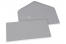 Coloured greeting card envelopes - grey, 110 x 220 mm | PIT Packaging.uk | Bestbuyenvelopes