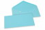 Coloured greeting card envelopes - sky blue, 110 x 220 mm | PIT Packaging.uk | Bestbuyenvelopes