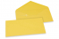 Coloured greeting card envelopes - buttercup yellow, 110 x 220 mm | PIT Packaging.uk | Bestbuyenvelopes
