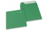 Dark green coloured paper envelopes - 160 x 160 mm | PIT Packaging.uk | Bestbuyenvelopes