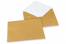 Coloured greeting card envelopes - gold, 162 x 229 mm | PIT Packaging.uk | Bestbuyenvelopes