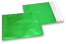 Green coloured matt metallic foil envelopes - 165 x 165 mm | PIT Packaging.uk | Bestbuyenvelopes